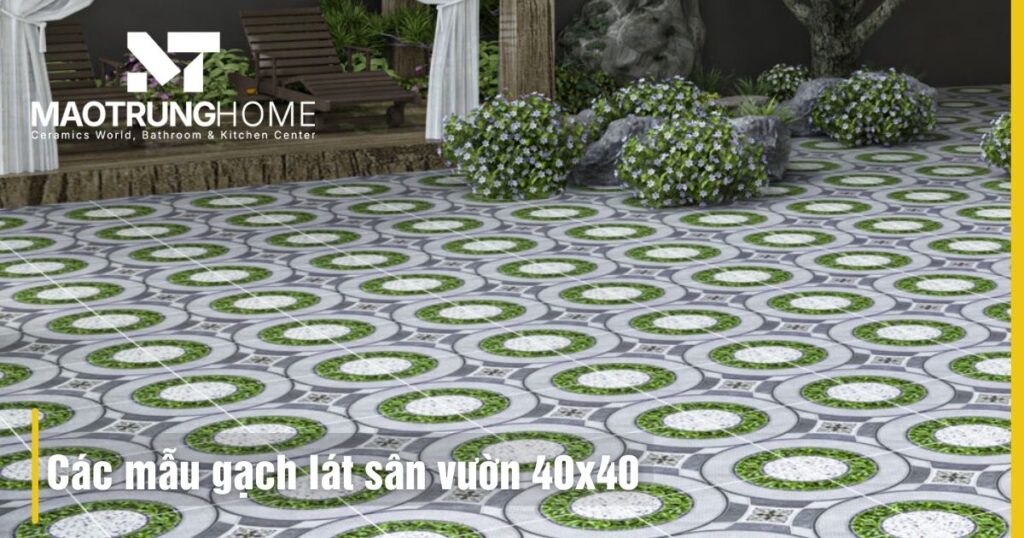 Gạch lát sân vườn 40x40