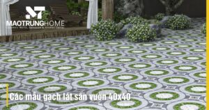 Gạch lát sân vườn 40x40