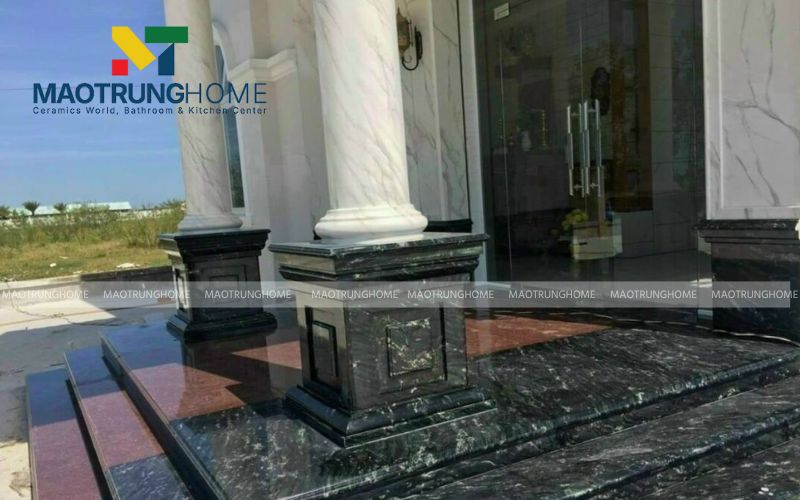 Gạch vân đá tự nhiên giải pháp tối ưu cho mặt tiền biệt thự