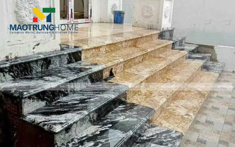Sự kết hợp giữa độ bền của gạch và vẻ đẹp của đá Marble