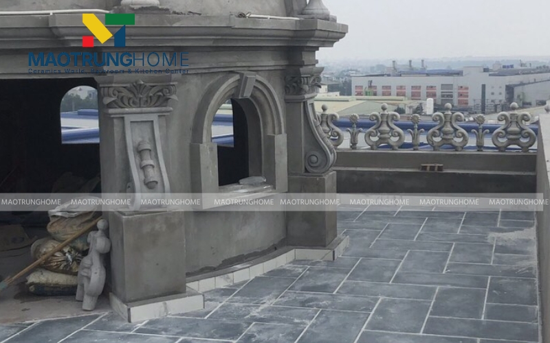 Gạch Ấn Độ tông màu tự nhiên mang lại vẻ đẹp bền vững cho công trình