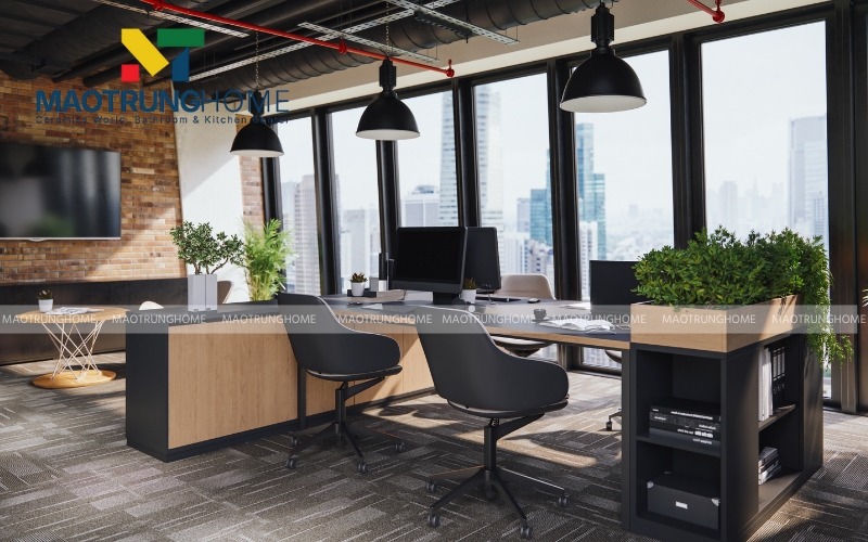 Gạch vân mây ghi xám xu hướng tối giản cho nhà phố hiện đại