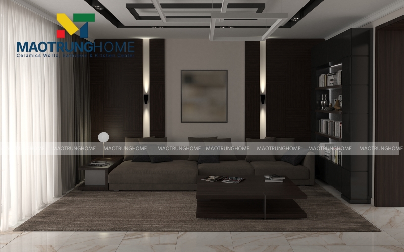 Khả năng chịu lực và độ bền màu ấn tượng của gạch porcelain xám