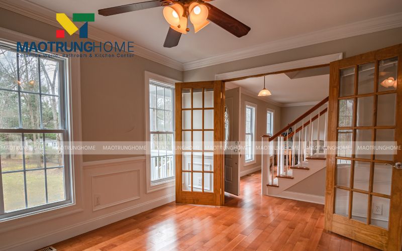 Khẳng định đẳng cấp gia chủ với sàn gạch vân gỗ óc chó cao cấp