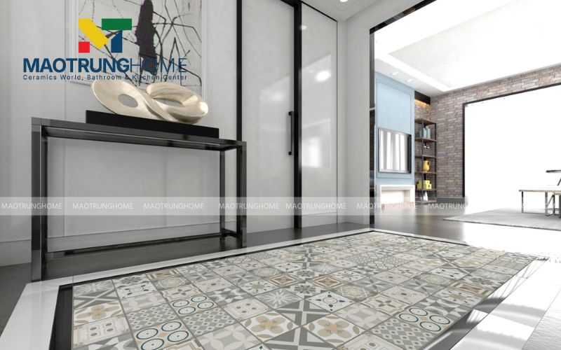 Bề mặt nhám nhẹ tạo cảm giác cũ kỹ tự nhiên cho nhà gỗ phong cách thô mộc