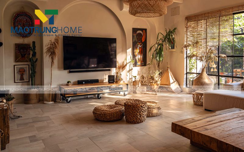 Thoải mái kê đồ đạc nặng mà không lo trầy xước sàn gạch giả gỗ