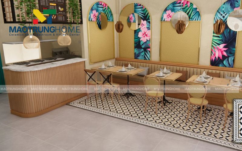 Gạch Cement look bền bỉ thách thức mọi hoạt động di chuyển hàng ngày