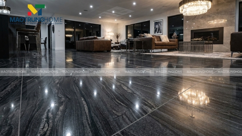 Gạch Granite khổ lớn bề mặt Polished bắt sáng tốt