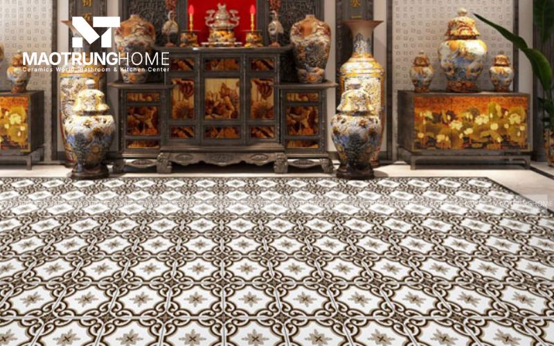 Gạch lát đậm đà bản sắc gia phong