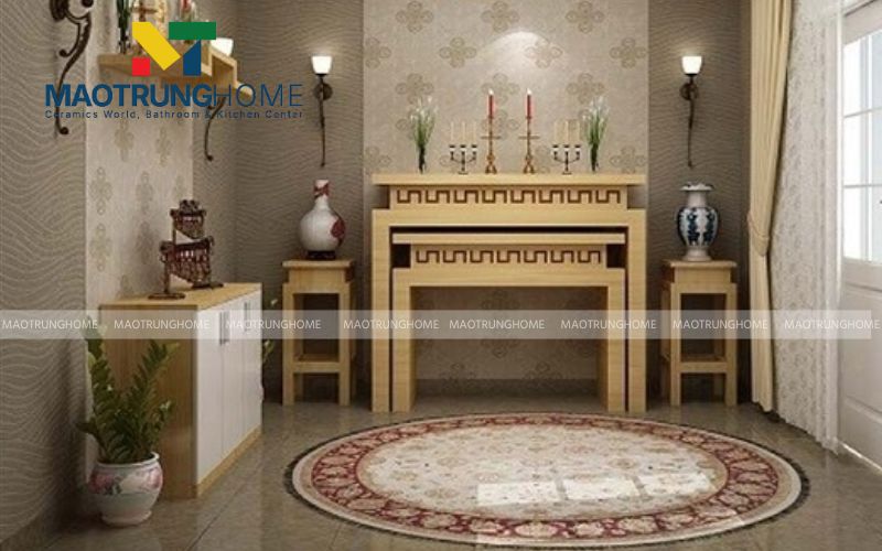 Sự kết hợp giữa họa tiết đá quý và công nghệ in gạch thảm hiện đại