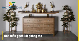 Các mẫu gạch lát phòng thờ