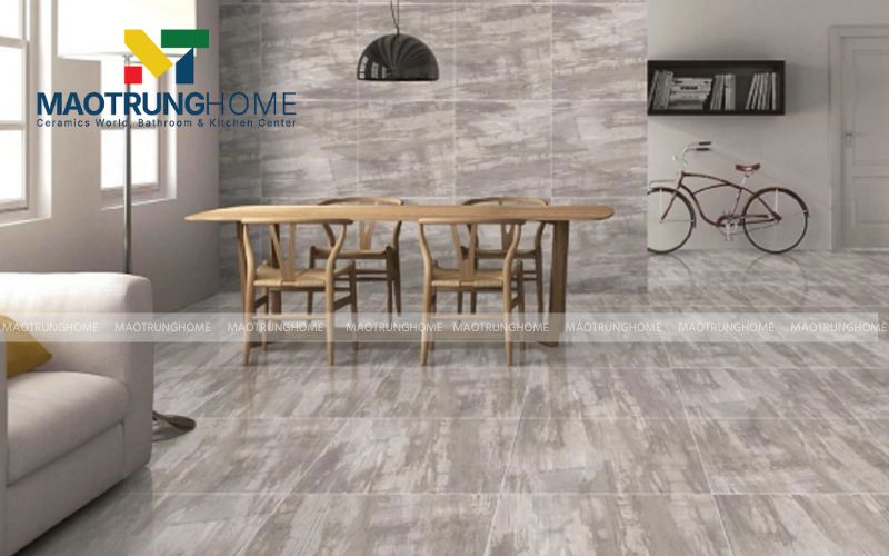 Gạch Porcelain 20mm hỗ trợ thoát nước tự nhiên tốt cho công trình