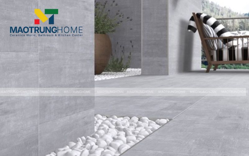 Gạch vân xi măng mang đến vẻ đẹp thô mộc cho công trình hiện đại