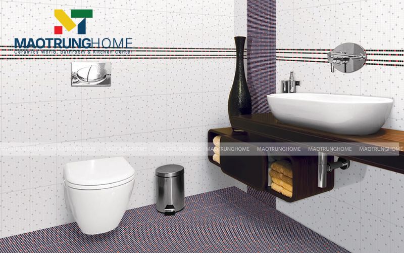 Cảm nhận độ nhám nhẹ như hạt đường li ti trên bề mặt gạch