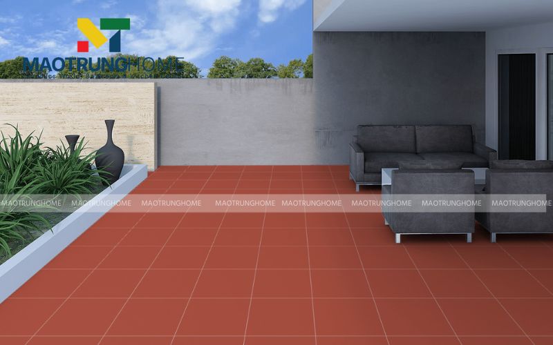 Gạch Cotto 40x40 tông đỏ truyền thống
