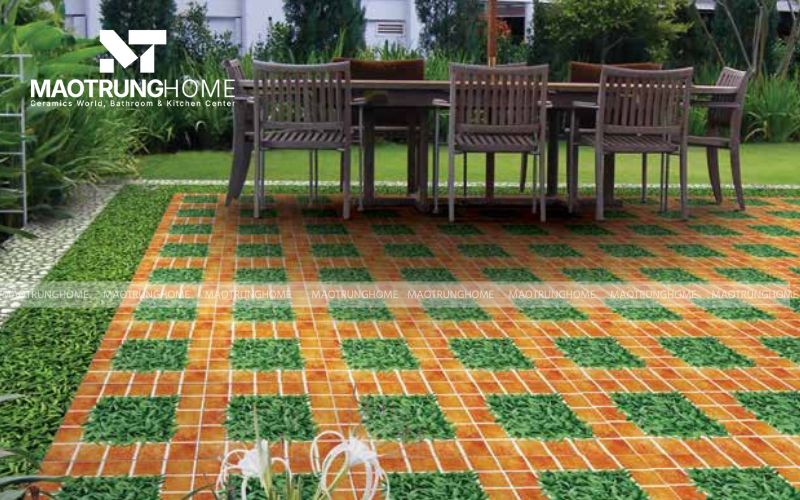 Giải pháp xanh cho sân vườn nhà phố với gạch giả cỏ in kỹ thuật số