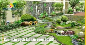 Các mẫu gạch lát sân vườn 50x50