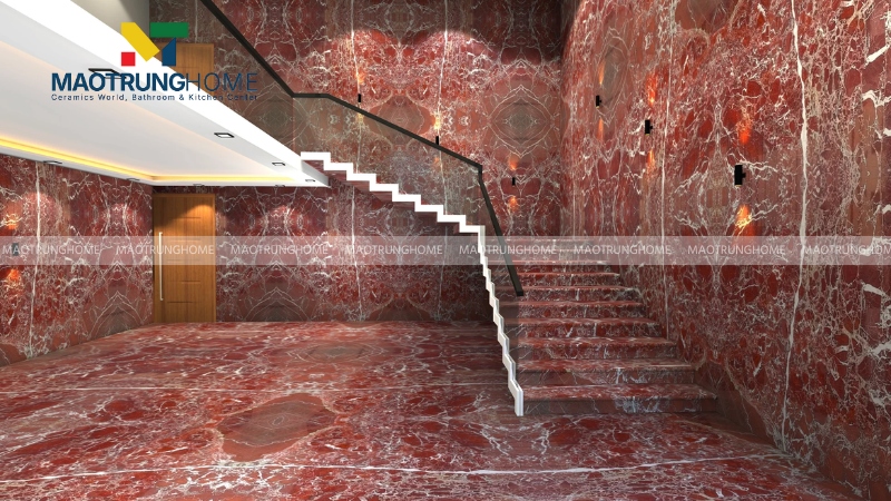 Hướng dẫn phối màu gạch cầu thang theo không gian kiến trúc