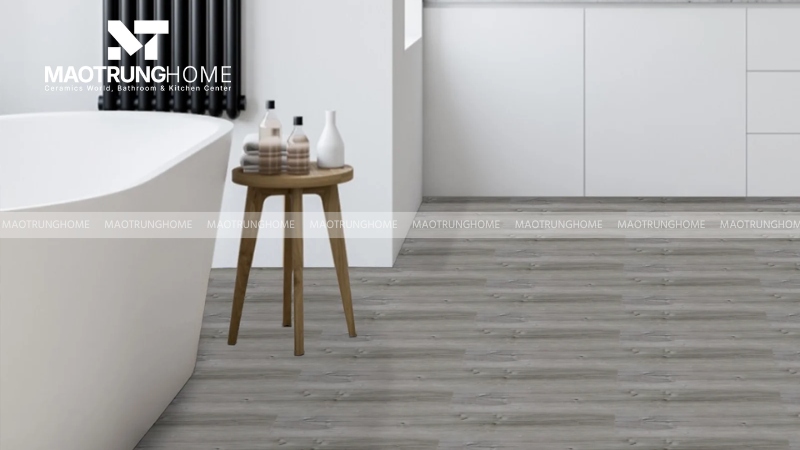 Gạch tông màu gỗ xám khói (Mẫu 4)