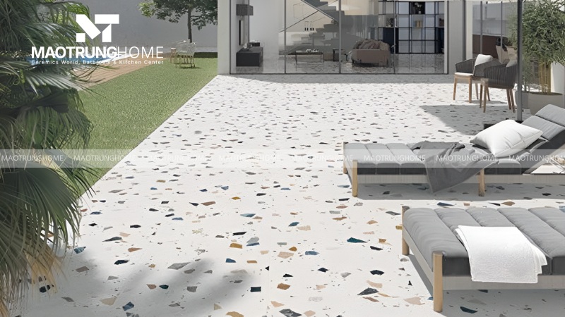 Gạch lát sân Terrazzo hiện đại (Mẫu 4)
