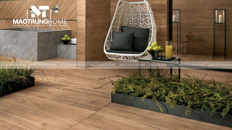 Gạch vân gỗ ngoại thất cao cấp (Mẫu 1)