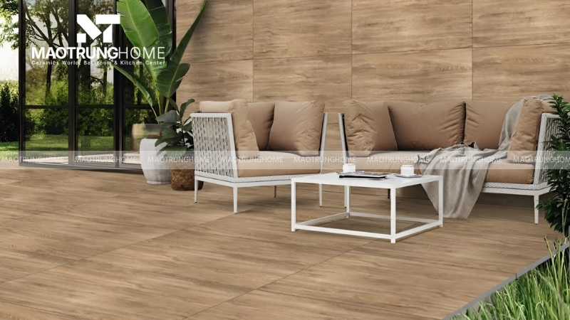 Gạch vân gỗ ngoại thất cao cấp (Mẫu 3)