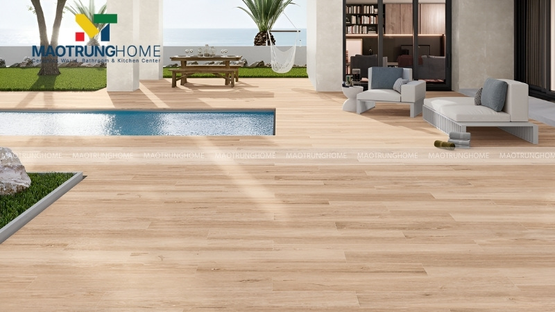 Gạch vân gỗ ngoại thất cao cấp (Mẫu 4)