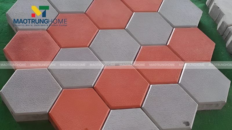 Gạch lục giác block tự chèn