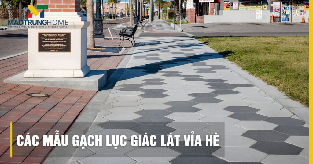 Top các mẫu gạch lục giác lát vỉa hè bền đẹp và báo giá 2026