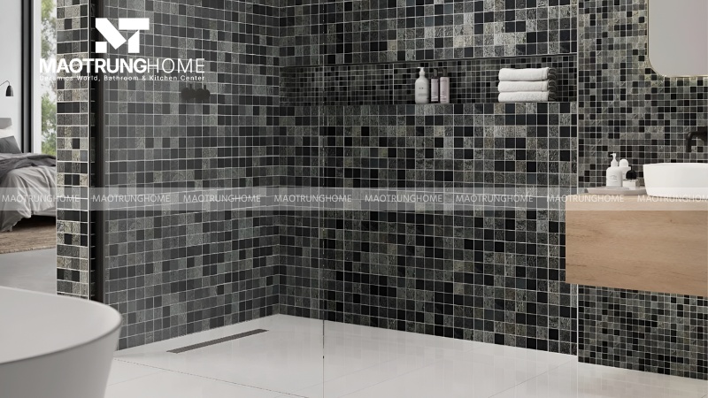 Gạch mosaic là tập hợp các viên gạch nhỏ