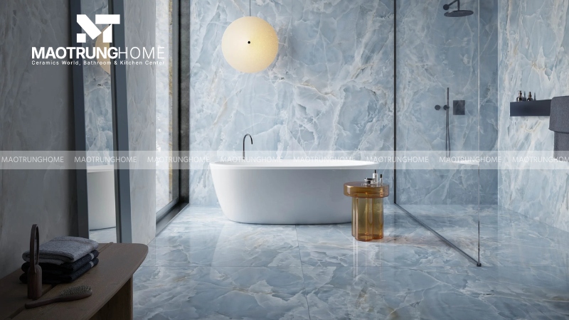 Mẫu gạch màu xanh dương và xanh nước biển (Mẫu 5)