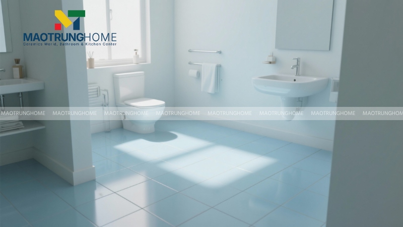 Mẫu gạch màu xanh dương và xanh nước biển (Mẫu 6)