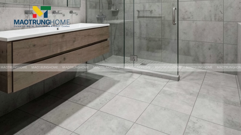 Mẫu gạch vân xi măng tối giản (Mẫu 3)
