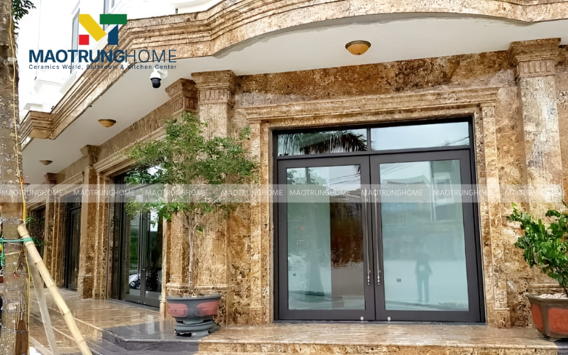 Gạch giả đá Marble ốp mặt tiền mang lại vẻ đẹp vương giả
