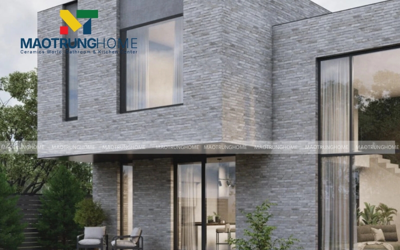 Vẻ đẹp thô mộc từ dòng gạch Granite bề mặt nhám sần