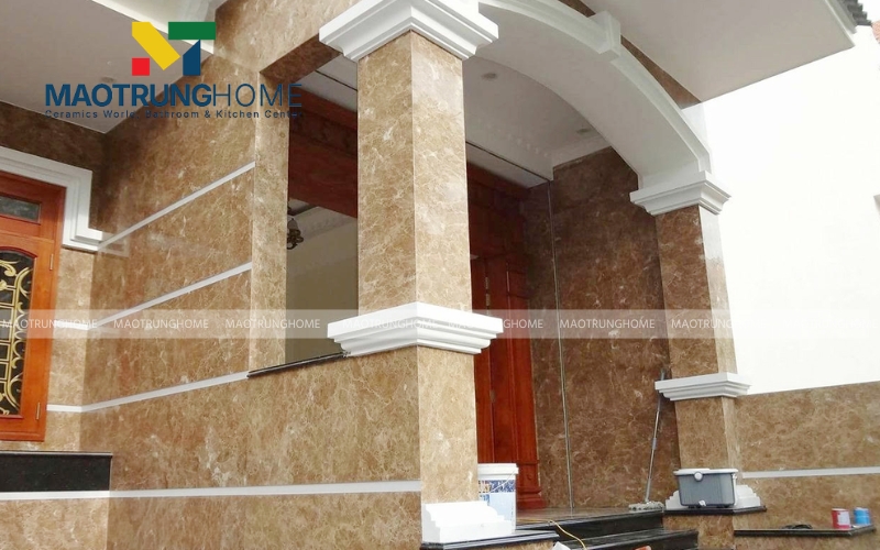Sự kết hợp giữa gạch Marble và ánh sáng tự nhiên