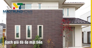 Gạch giả đá ốp mặt tiền