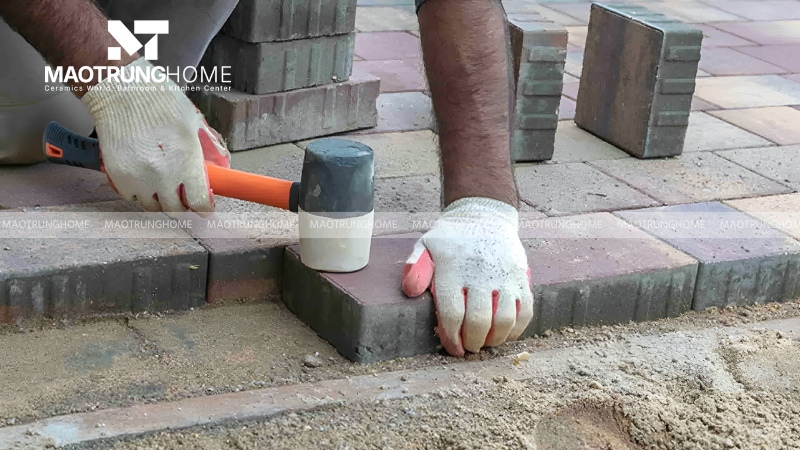 Hướng dẫn kỹ thuật thi công gạch lát vỉa hè chuẩn xác