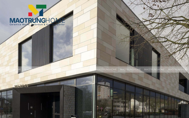 Gạch nhập khẩu cao cấp 30x60 nâng tầm giá trị thẩm mỹ mặt tiền