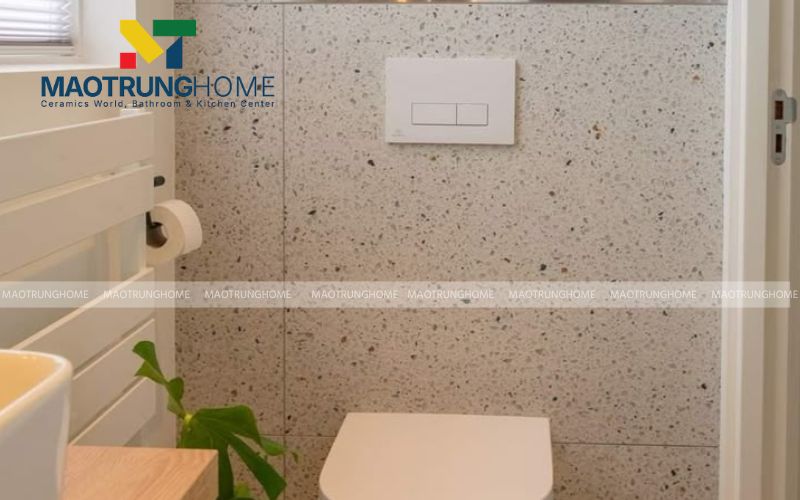 Phong cách trẻ trung với mẫu gạch Terrazzo tông màu pastel