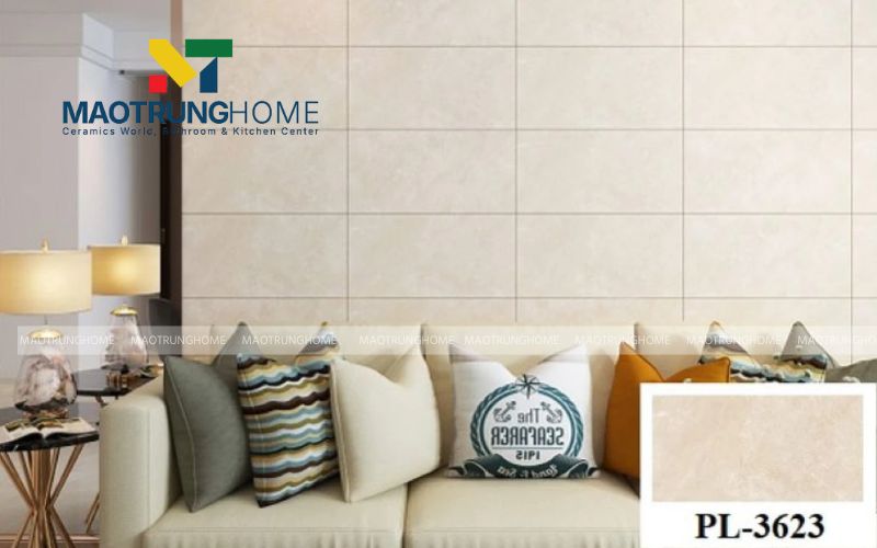 Gạch Marble 30x60 bề mặt bóng kiếng giúp không gian thêm rộng mở
