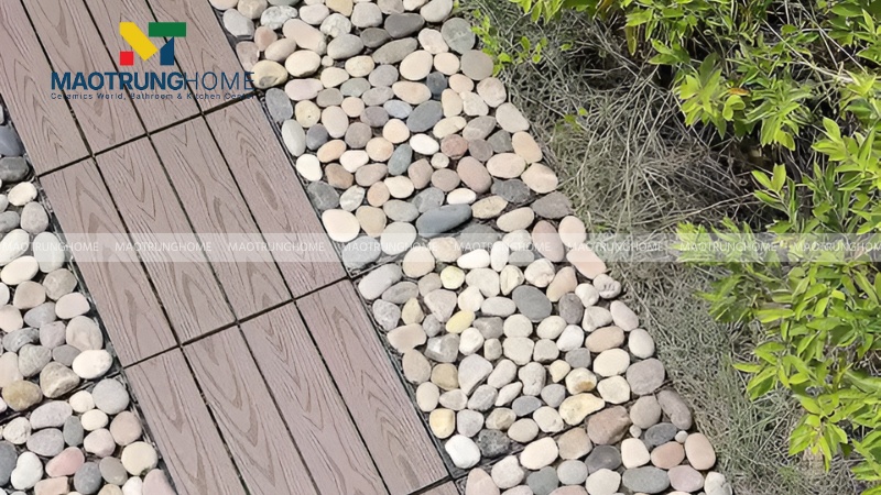 Mẫu gạch sỏi đa sắc sinh động (Mẫu 3)