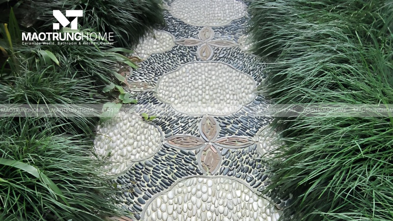 Mẫu gạch sỏi bề mặt 3D định hình nổi khối (Mẫu 3)