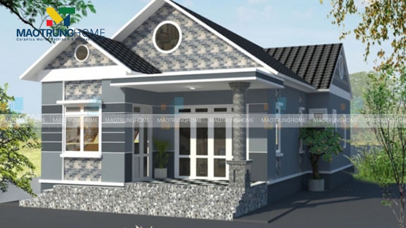 Mẫu gạch thẻ cho mặt tiền sang trọng