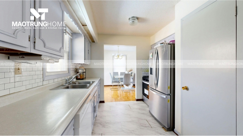 Nhà bếp diện tích lớn trên 20m2
