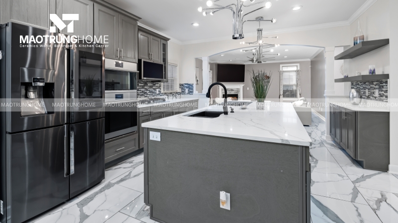 Gạch vân đá marble sang trọng