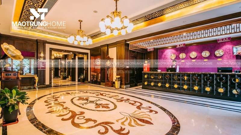Gạch thảm giúp định vị không gian và thể hiện đẳng cấp