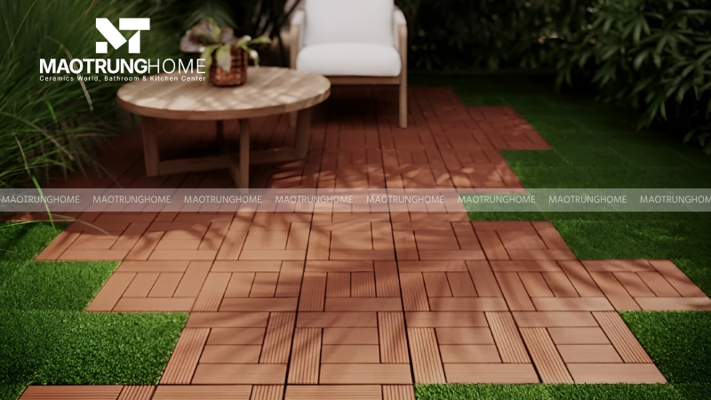 Gạch đỏ mang lại vẻ đẹp mộc mạc cho các công trình nhà vườn