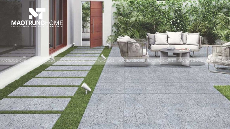 Gạch porcelain và granite giả đá
