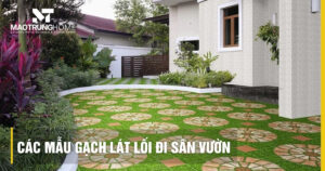 Top các mẫu gạch lát lối đi sân vườn chống trơn, bền đẹp 2026